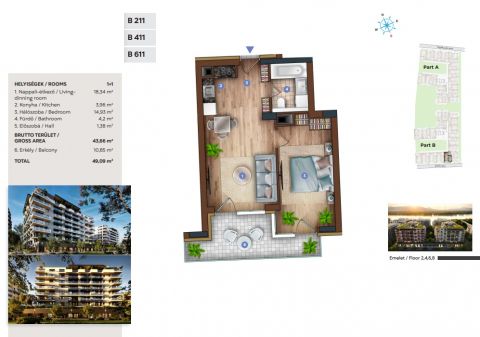 Eladó Lakás 1138 Budapest 13. kerület 