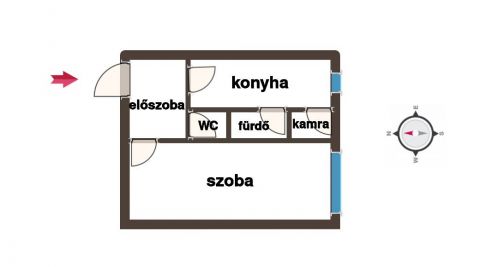 Eladó Lakás 7400 Kaposvár Bethlen tér közelében