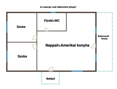 Eladó Ház 2740 Abony Abony csendes utcában 2 szoba + nappalis 83 nm-es ház eladó