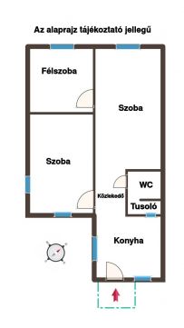 Eladó Ház 2182 Domony Domonyban 2 és fél szobás  ikerház eladó