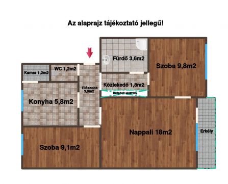 Eladó Lakás 7200 Dombóvár Zöldfa utca