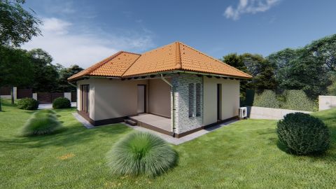 Eladó Ház 2217 Gomba , Gombán PANORÁMÁS 118 m2-es új építésű ÖNÁLLÓ családi ház