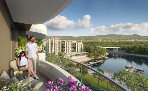 Eladó Lakás 1138 Budapest 13. kerület , Marina Cityben, nagyteraszos ,panorámás lakás!