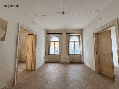 Eladó Lakás 1067 Budapest 6. kerület KÉT BEJÁRAT – SOK LEHETŐSÉG! Felújítandó nagypolgári lakás