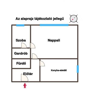 Kiadó Lakás 1144 Budapest 14. kerület Zuglóban, 46 nm-es, 2 szobás lakás.