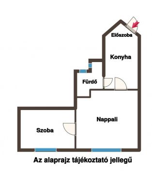 Eladó Lakás 1131 Budapest 13. kerület TELJESEN FELÚJÍTOTT, 59 nm-es, 2 szobás, lakás